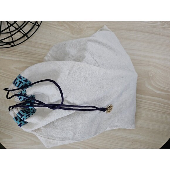 Tory Burch Nori Metalic Gold Leather Wedge Sandal Sz 6 - Picture 13 of 13